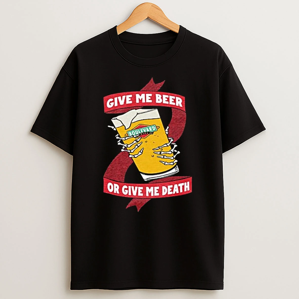 Boulevard Give Me Beer Or Give Me Death T Shirt