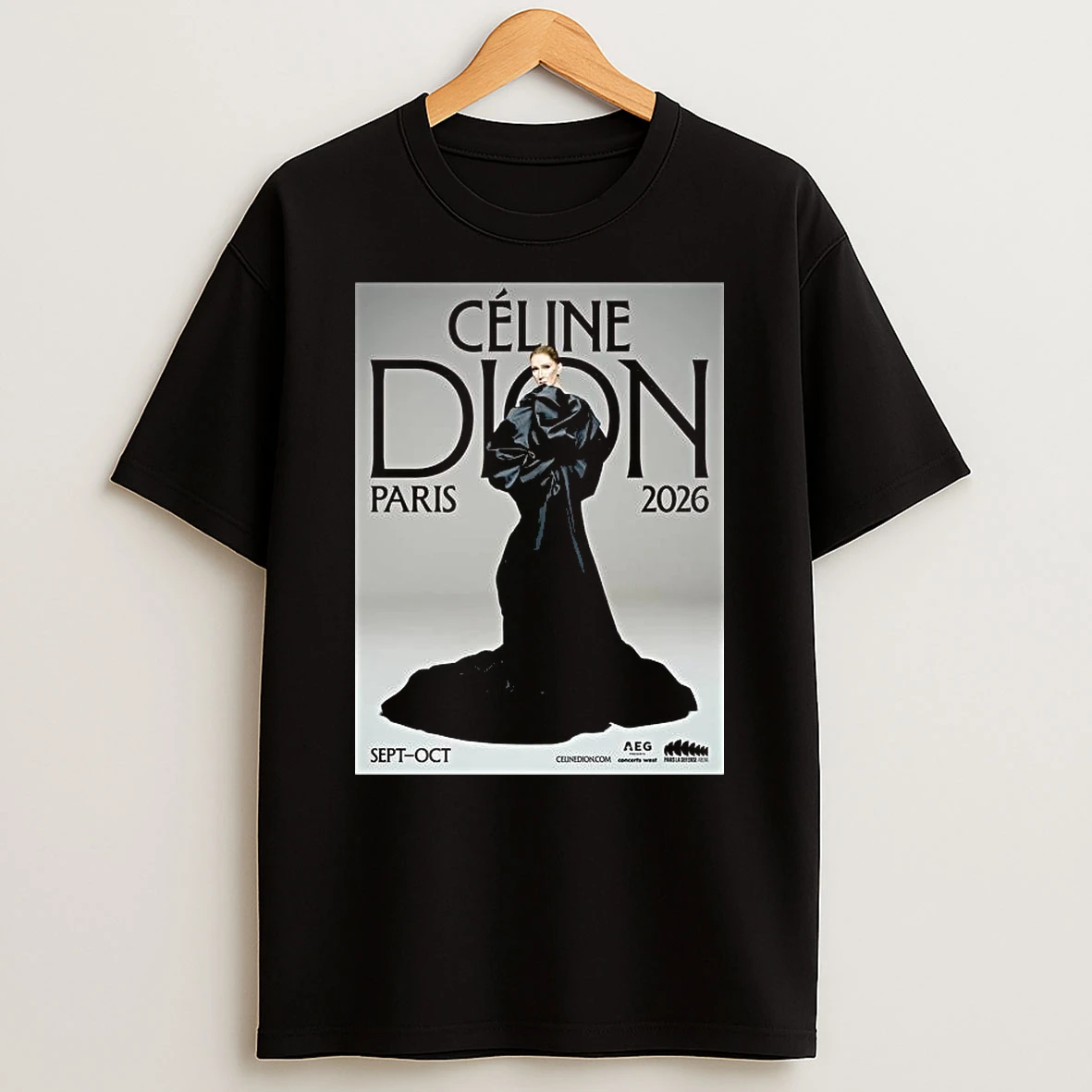 Celine Dions Tour Pari 2026 T Shirt
