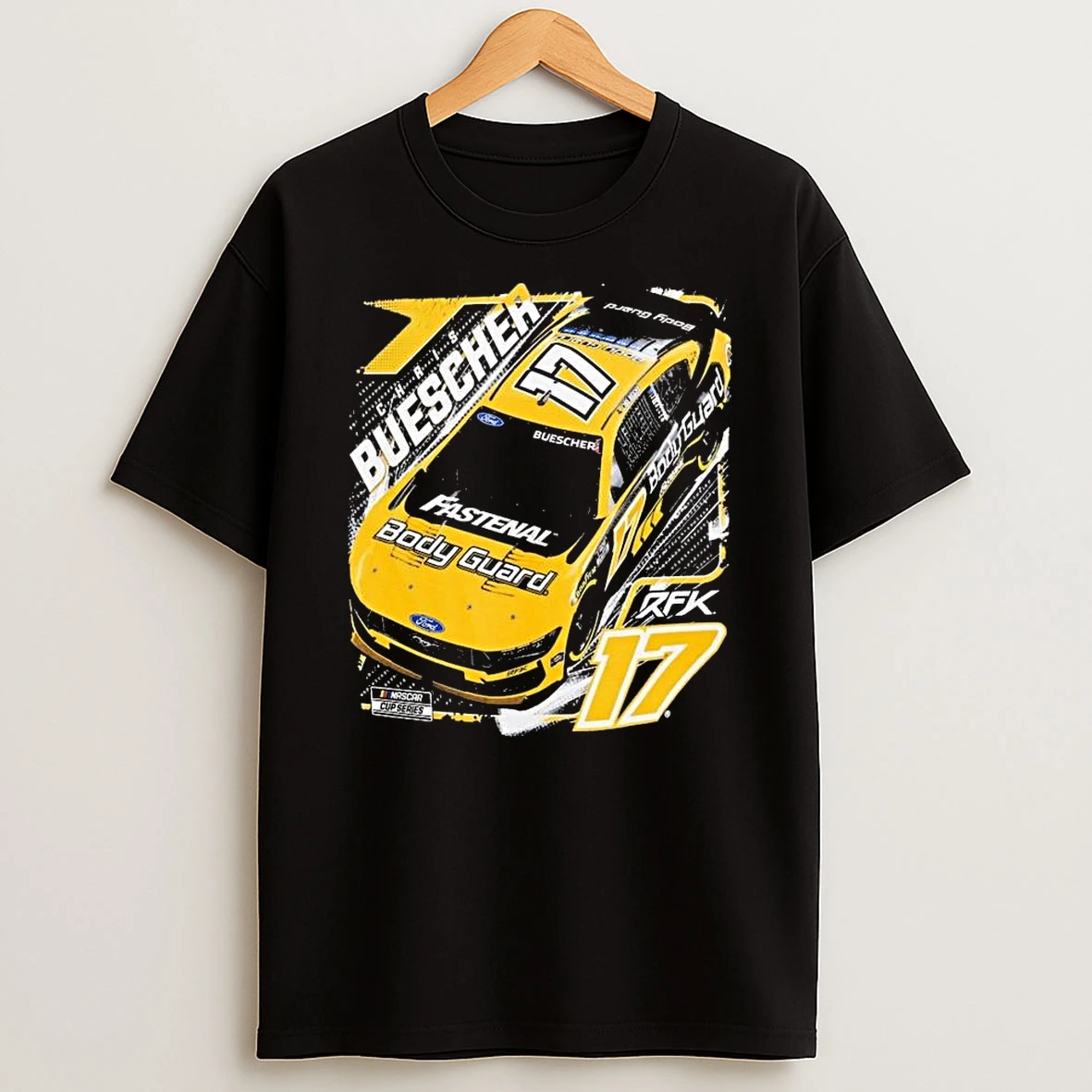 Chris Buescher Classic Ink 17 Fastenal Body Guard T Shirt