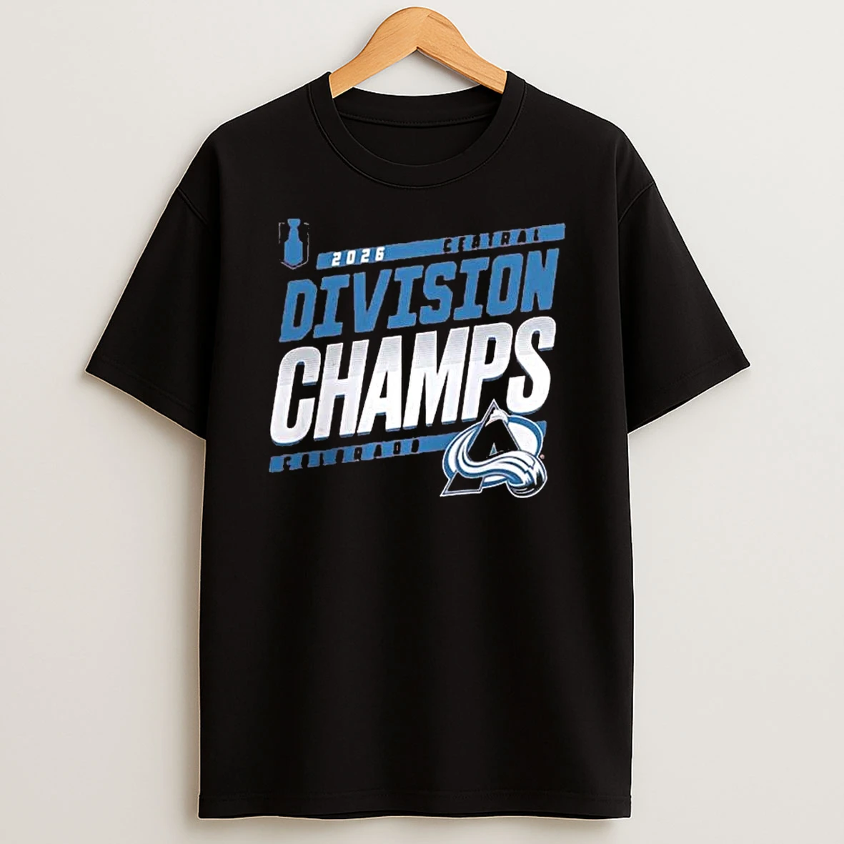 Colorado Avalanche Nhl 2026 Central Division Champions Locker Room T Shirt