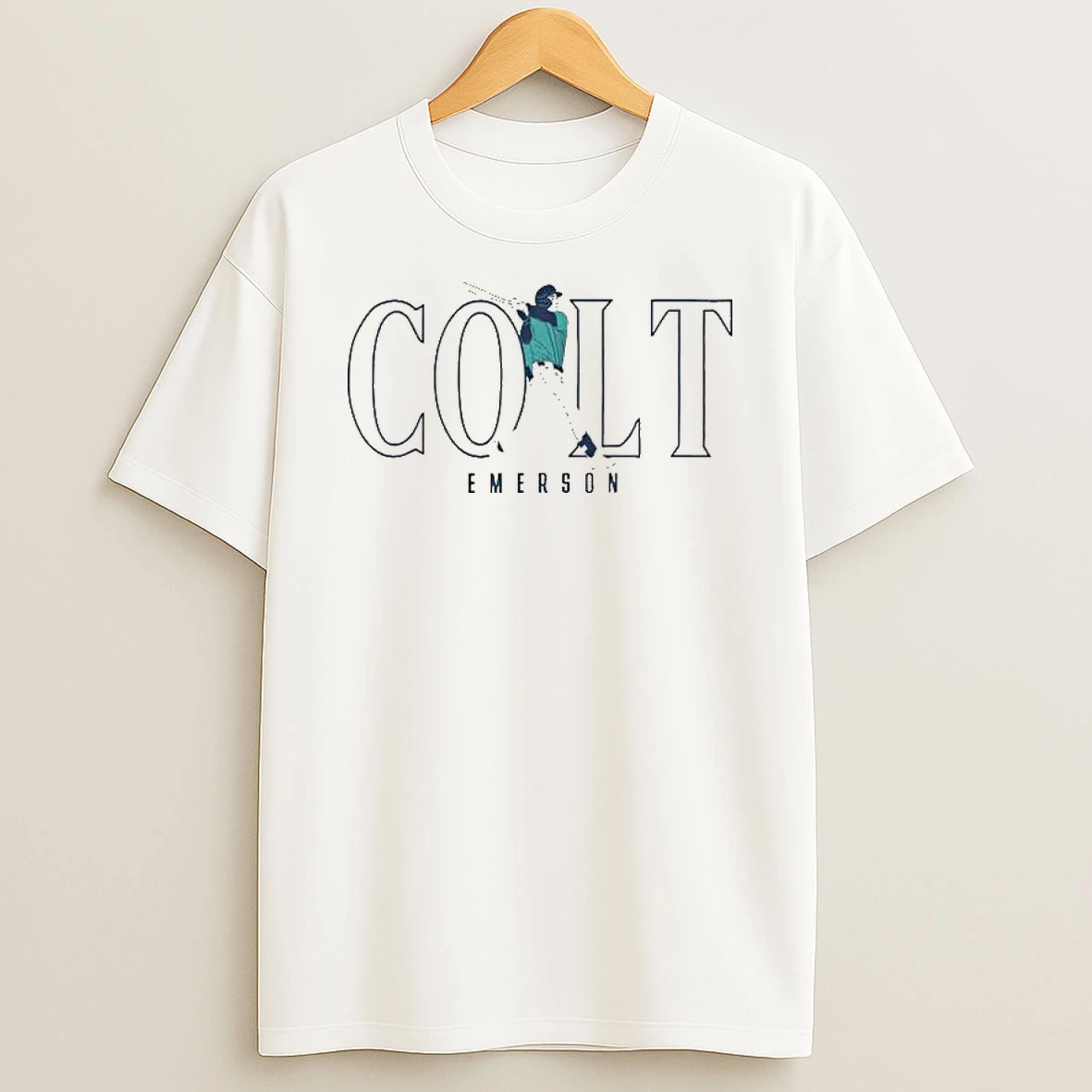 Colt Emerson Seattle Mariners Baseball Swing T Shirt