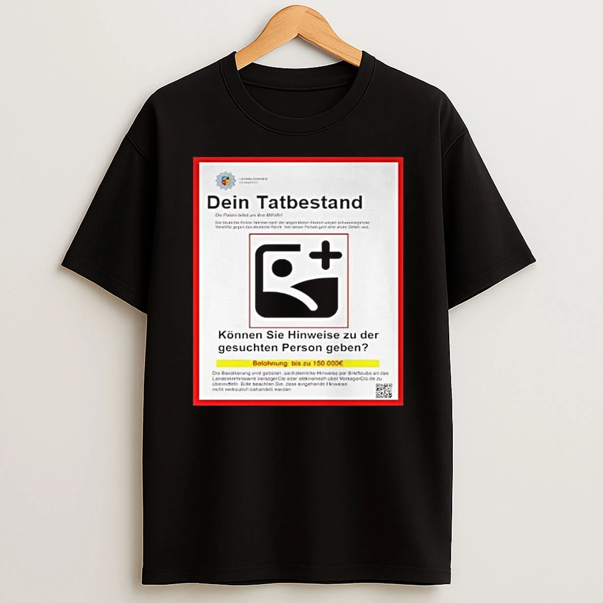Dein Personalisiertes Gesucht Graphic T Shirt