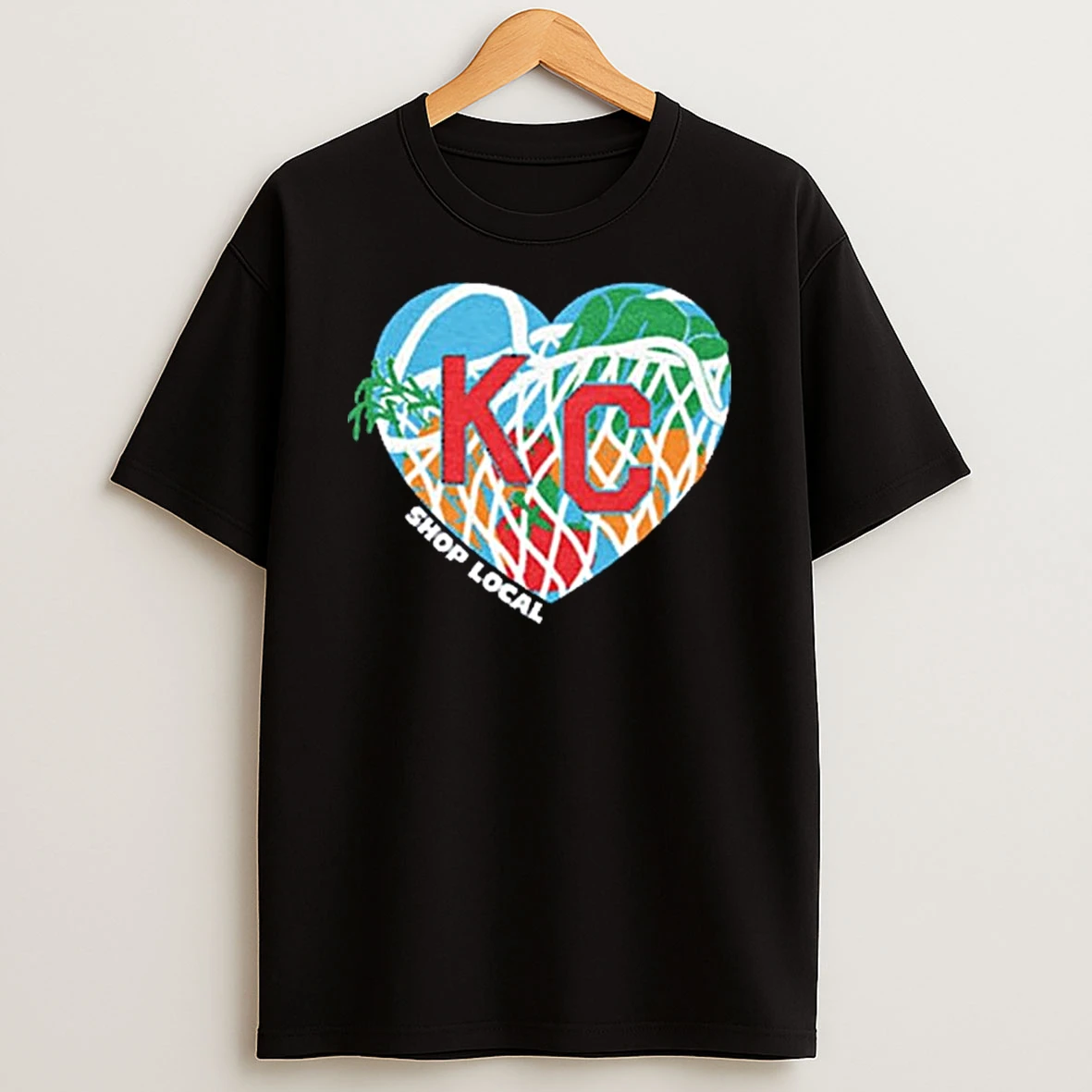 Farmers Market Kc Heart T Shirt
