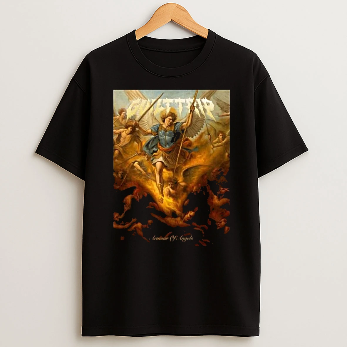 Guilt Trip Armour Of Angels Album Cover Art T Shirt