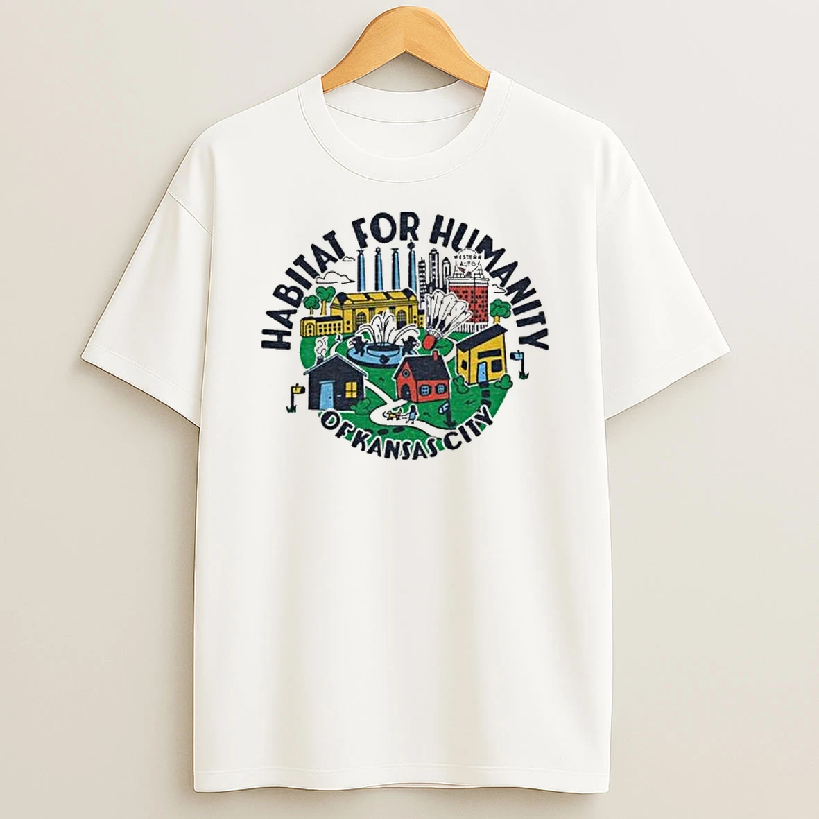 Habitat For Humanity Kc Ash T Shirt