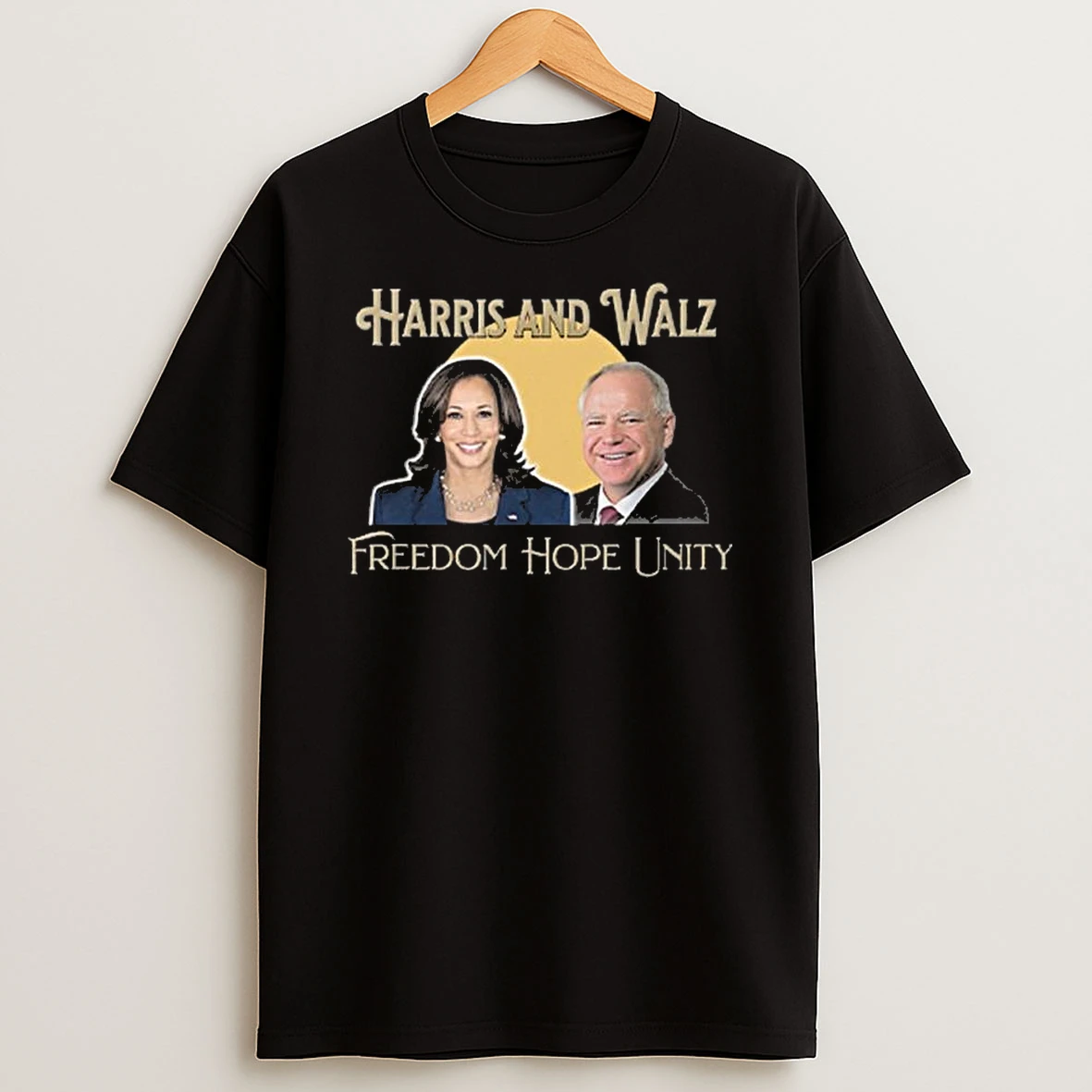 Harris And Walz Freedom Hope Unity T Shirt
