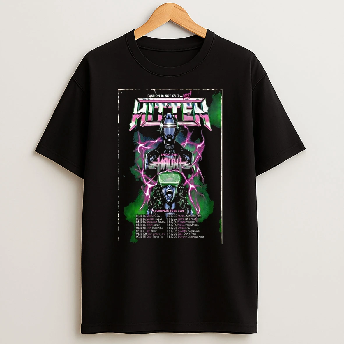 Hitten Eu 2026 Tour T Shirt