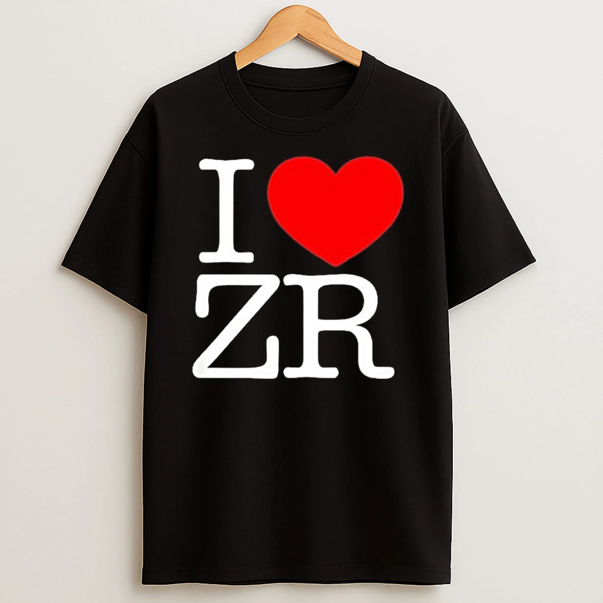 I Love Zr Red Heart T Shirt