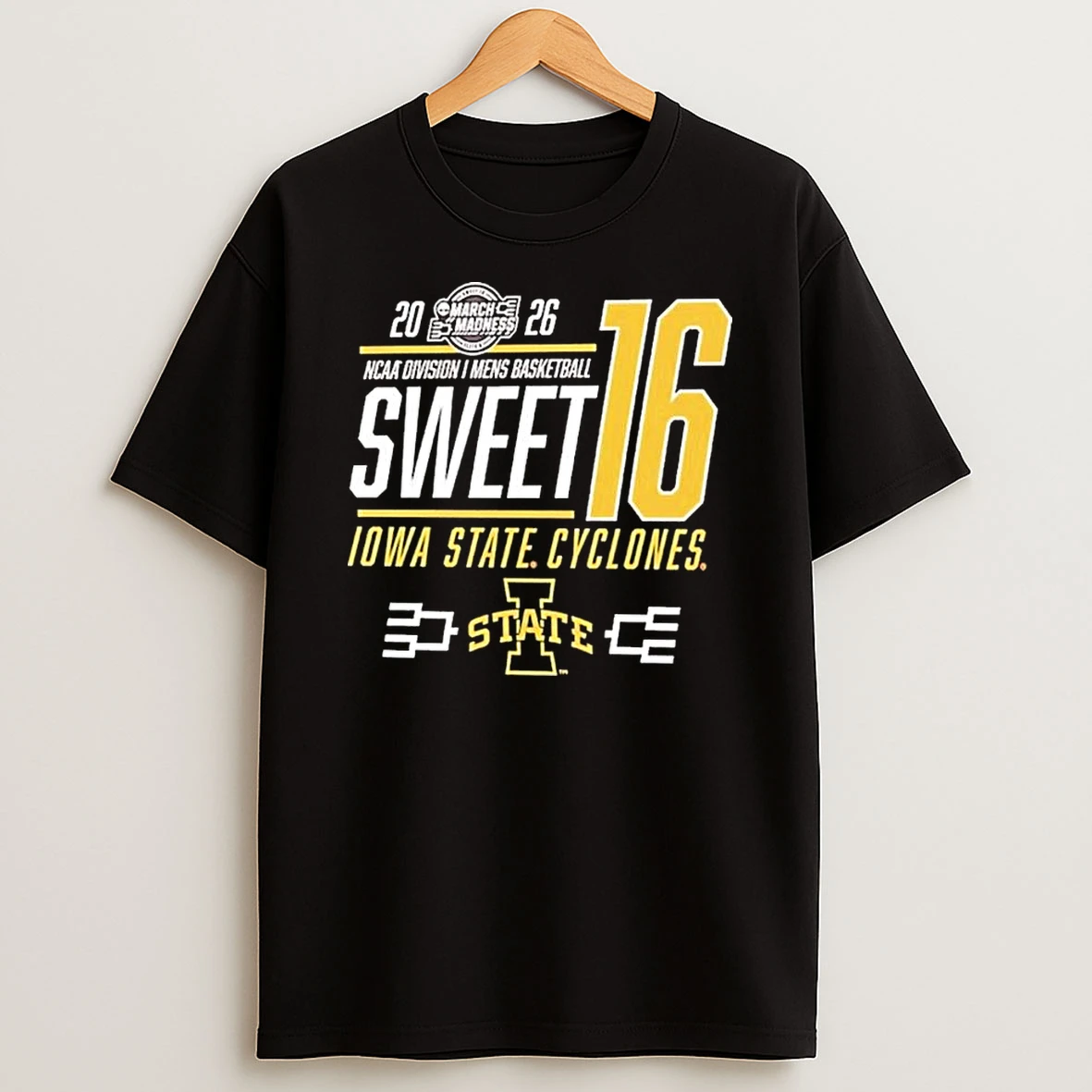 Iowa State Cyclones 2026 Ncaa Di March Madness Sweet 16 T Shirt