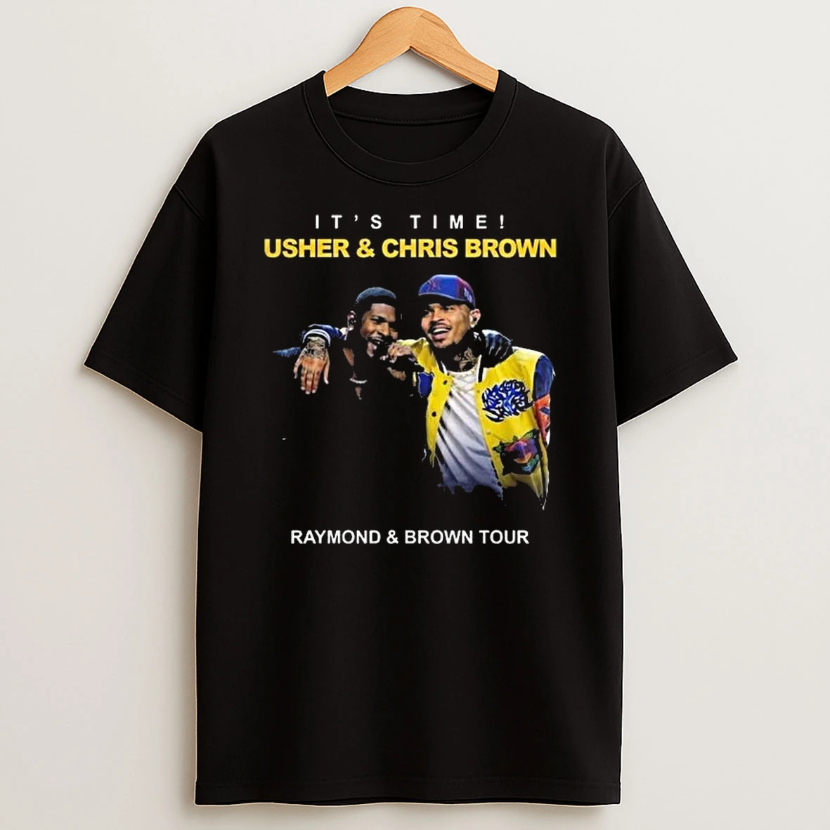 Its Time Usher Chris Brown Raymond Brown Tour T Shirt