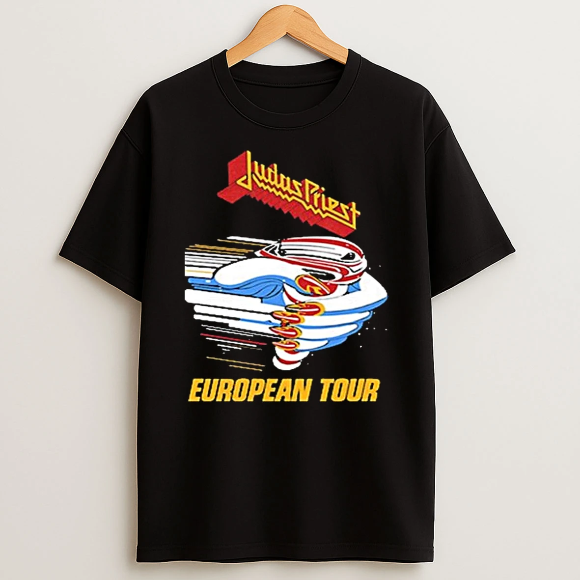 Judas Priest Turbo European Tour 1986 T Shirt