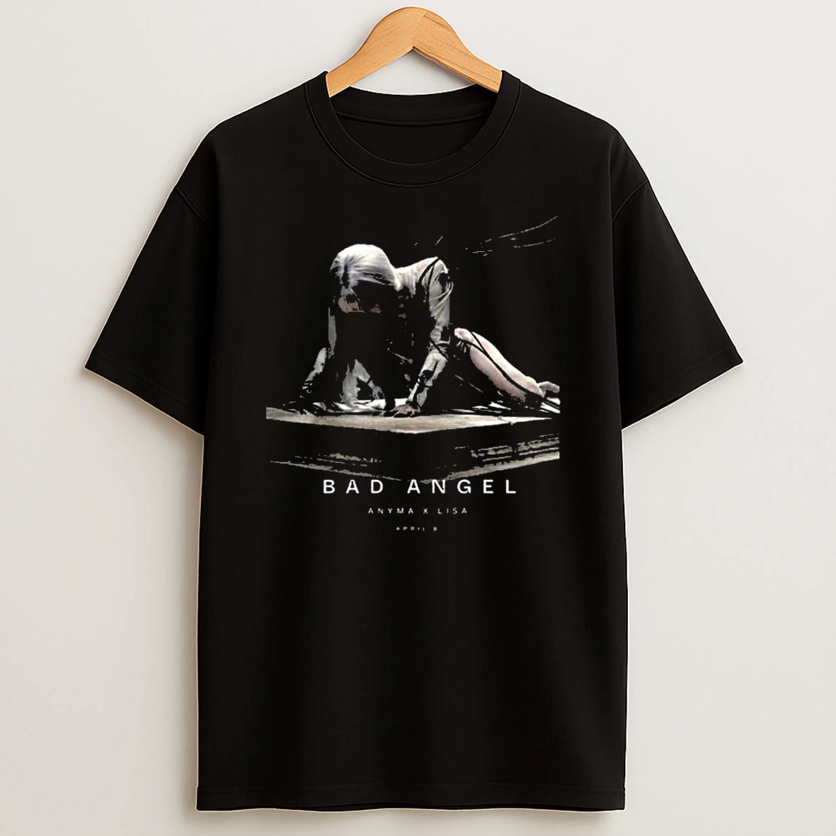 Lisa Blackpink X Anyma New Single Bad Angel Released On April 8 2026 T Shirt