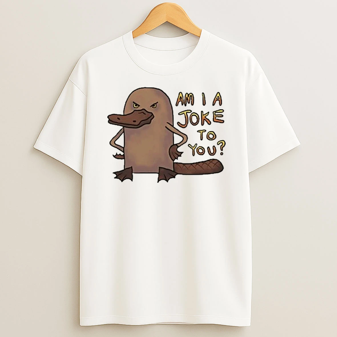 Lonely Kids Club Platypus Joke T Shirt