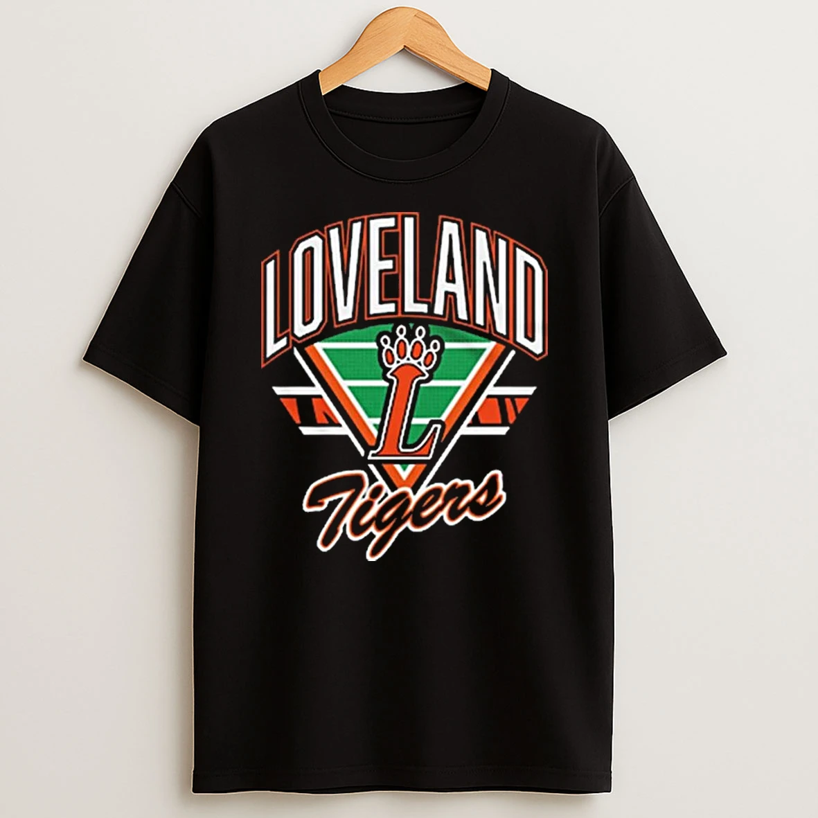 Loveland Tigers Retro Gridiron T Shirt
