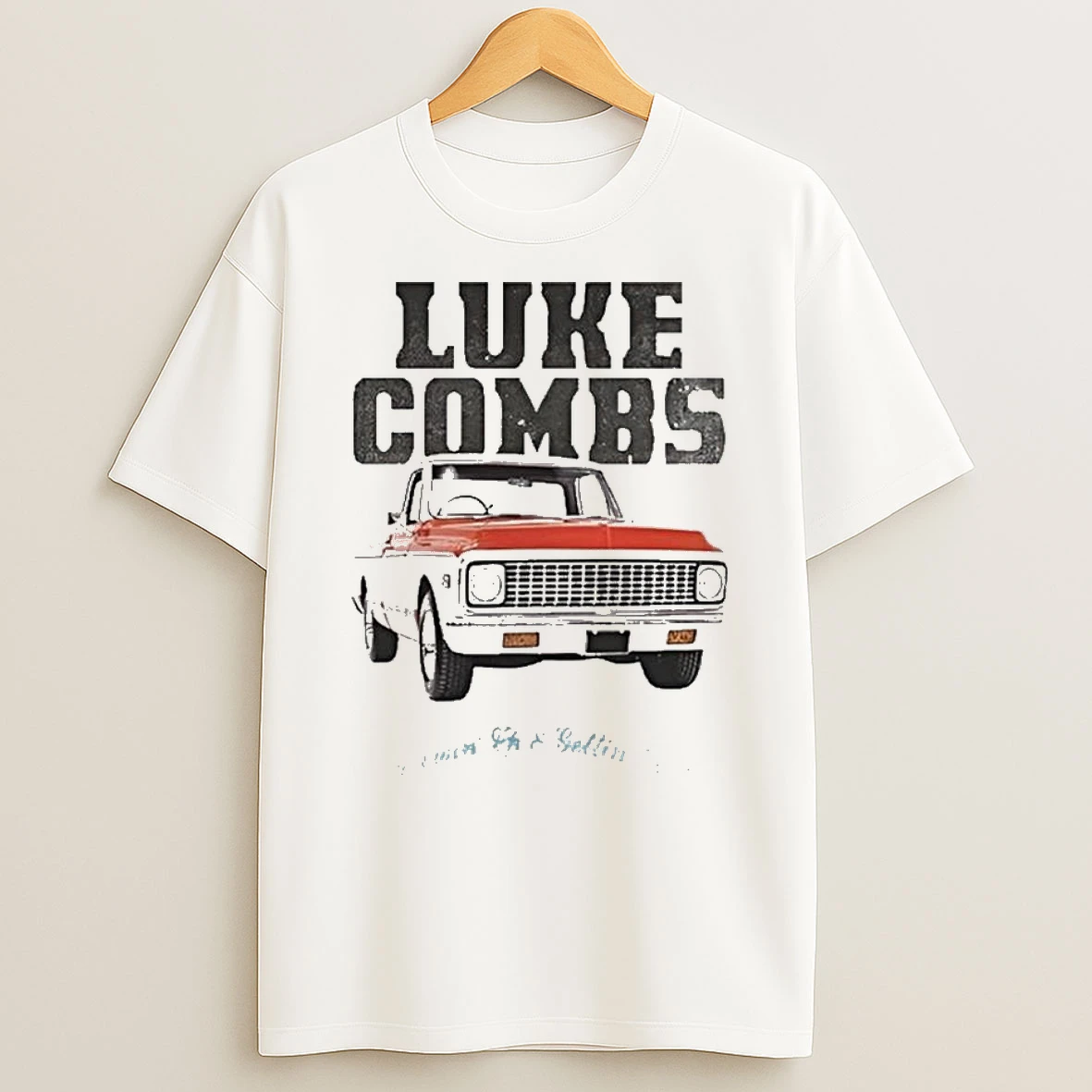 Luke Combs Truck Photo T Shirt