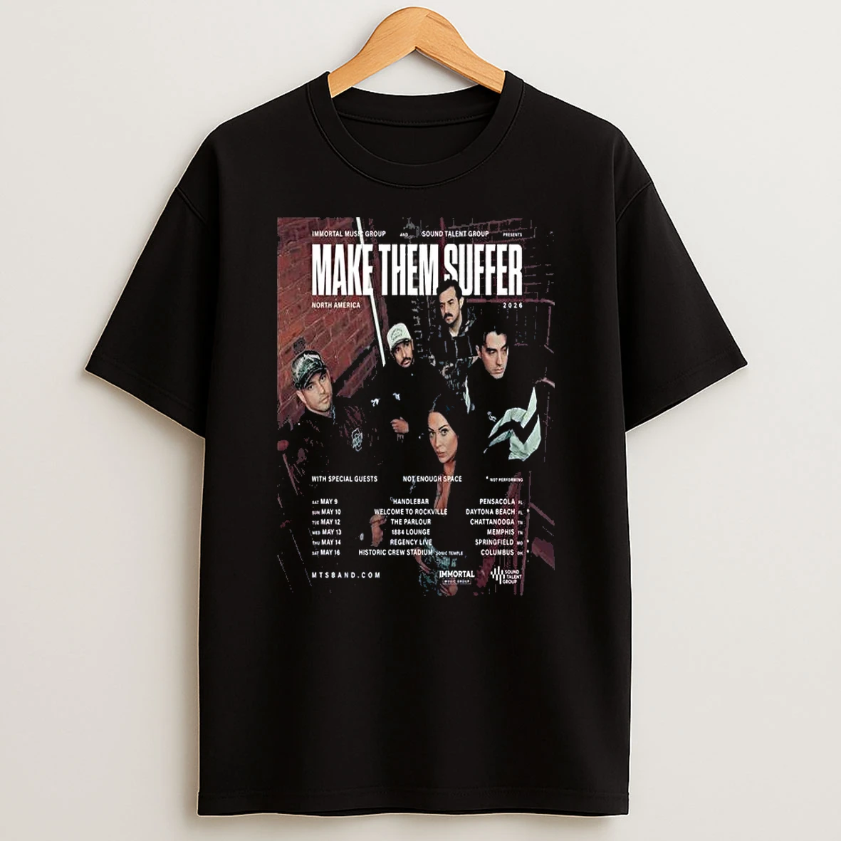 Make Them Suffer Tour North America 2026 T Shirt