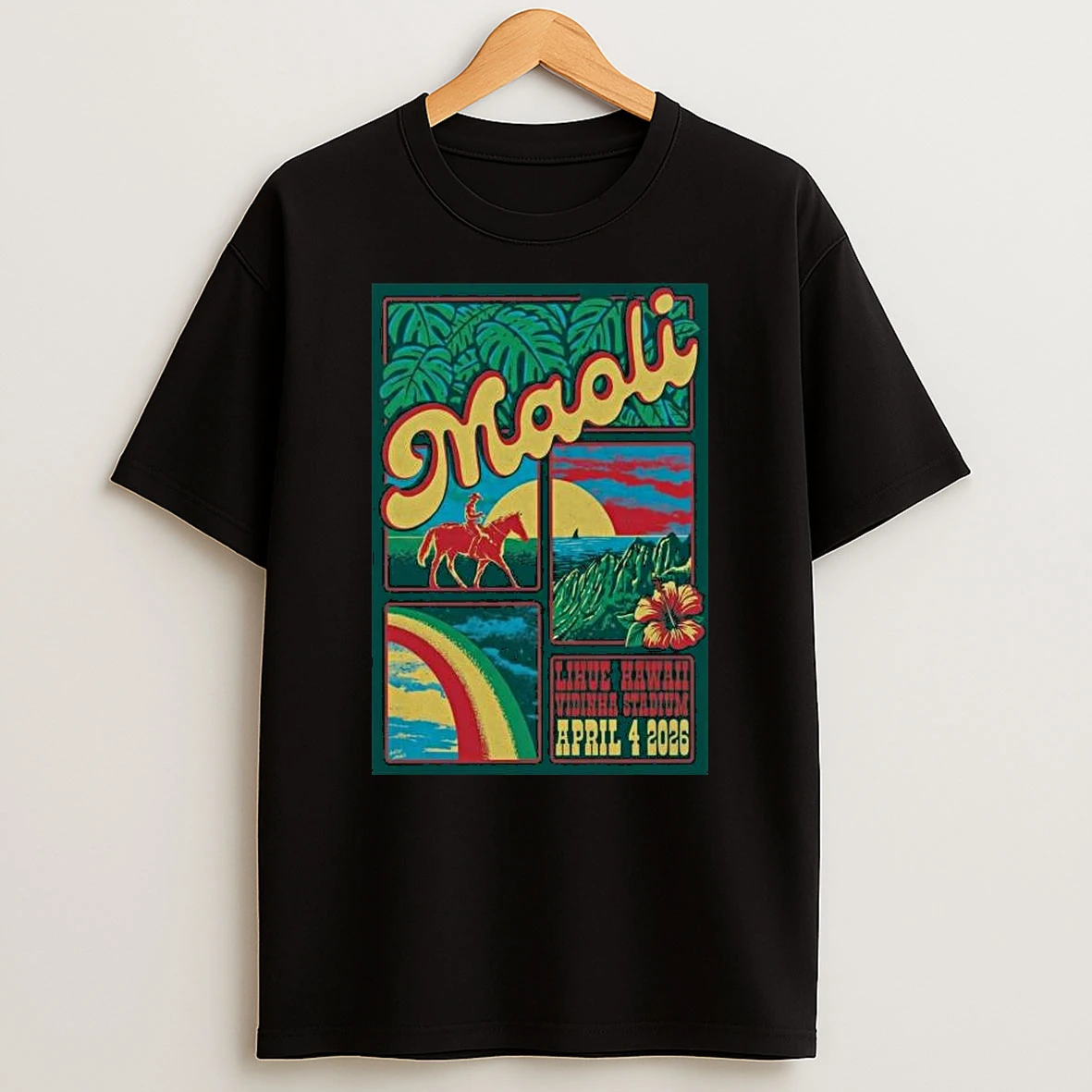 Maoli Music Vidinha Stadium Lihue Hi April 4 2026 T Shirt