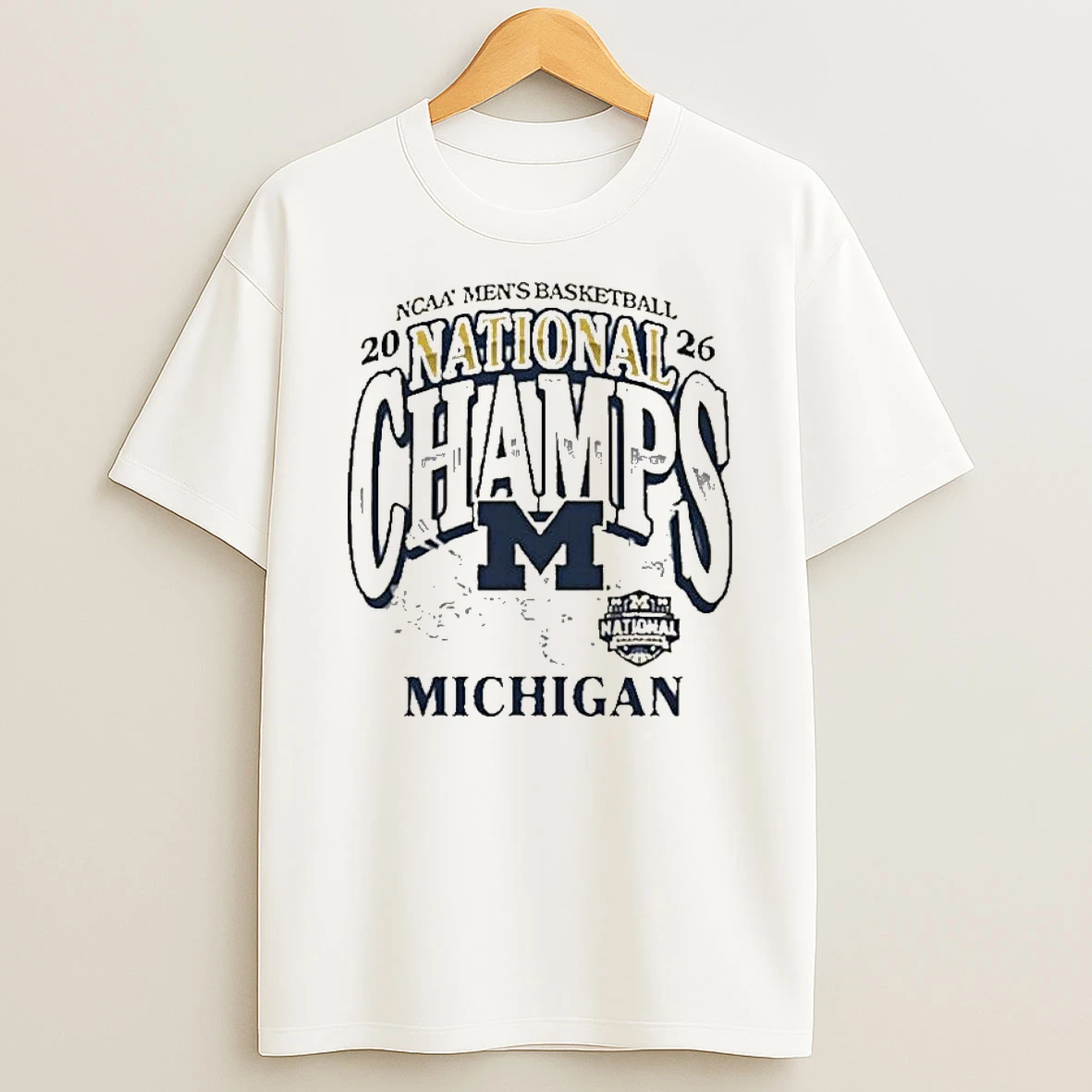 Michigan Wolverines 2026 Mens Basketball National Champions T Shirt