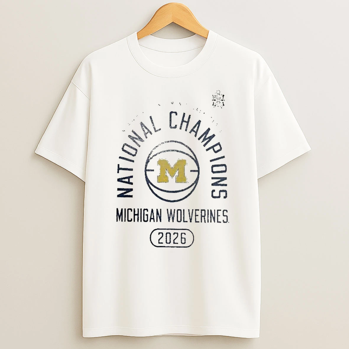 Michigan Wolverines 2026 Ncaa Mens Basketball National Champions Fast Break T Shirt