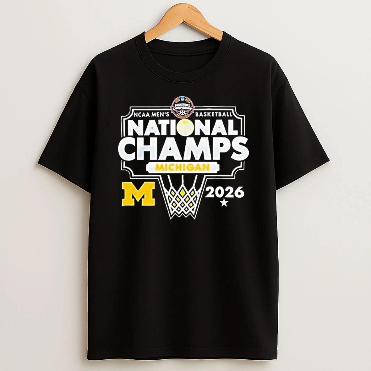 Michigan Wolverines 2026 Ncaa Mens Basketball National Champions T Shirt