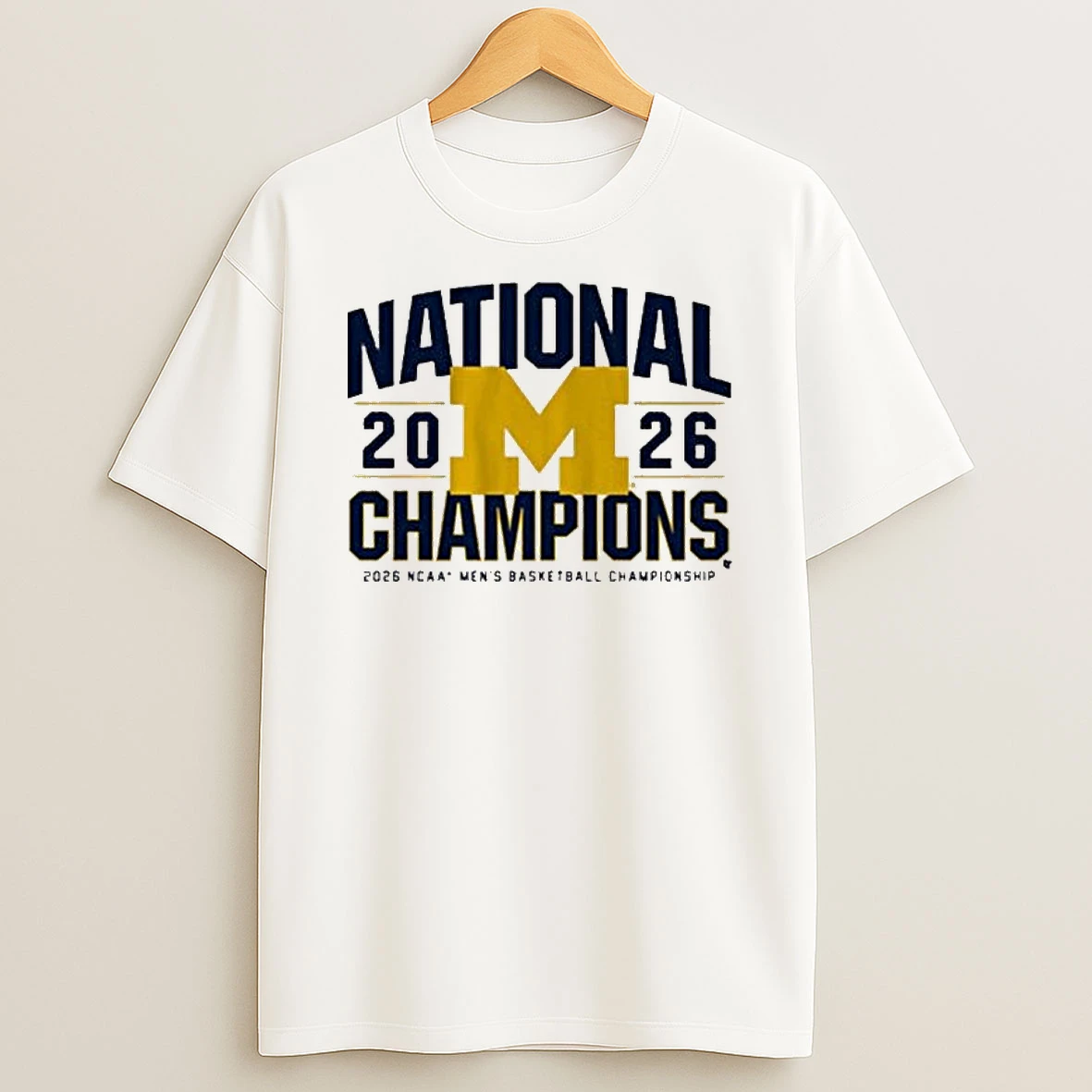 Michigan Wolverines Mbb 2026 National Champions Classic T Shirt