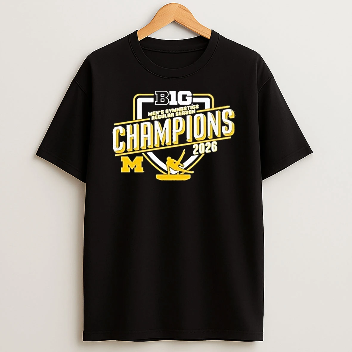 Michigan Wolverines Mens Gymnastics Big Ten Champions 2026 T Shirt