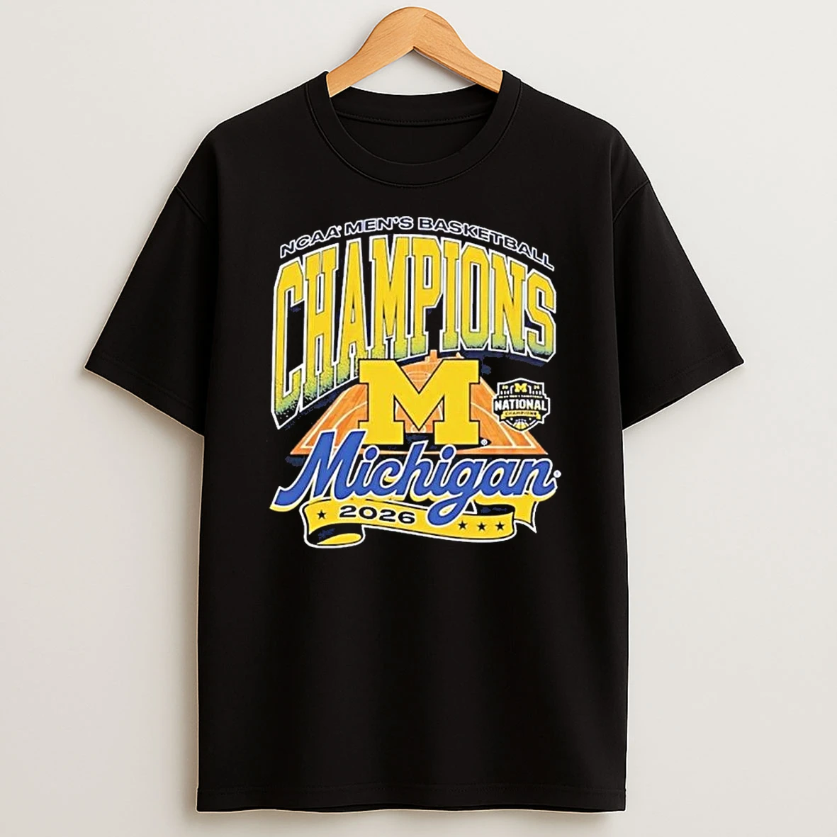 Michigan Wolverines National Champions Mens Basketball Classic 2026 T Shirt