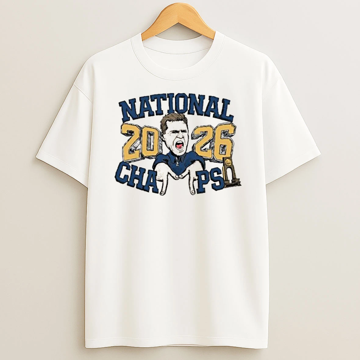 Michigan Wolverines National Champs Basketball Coach 2026 T Shirt