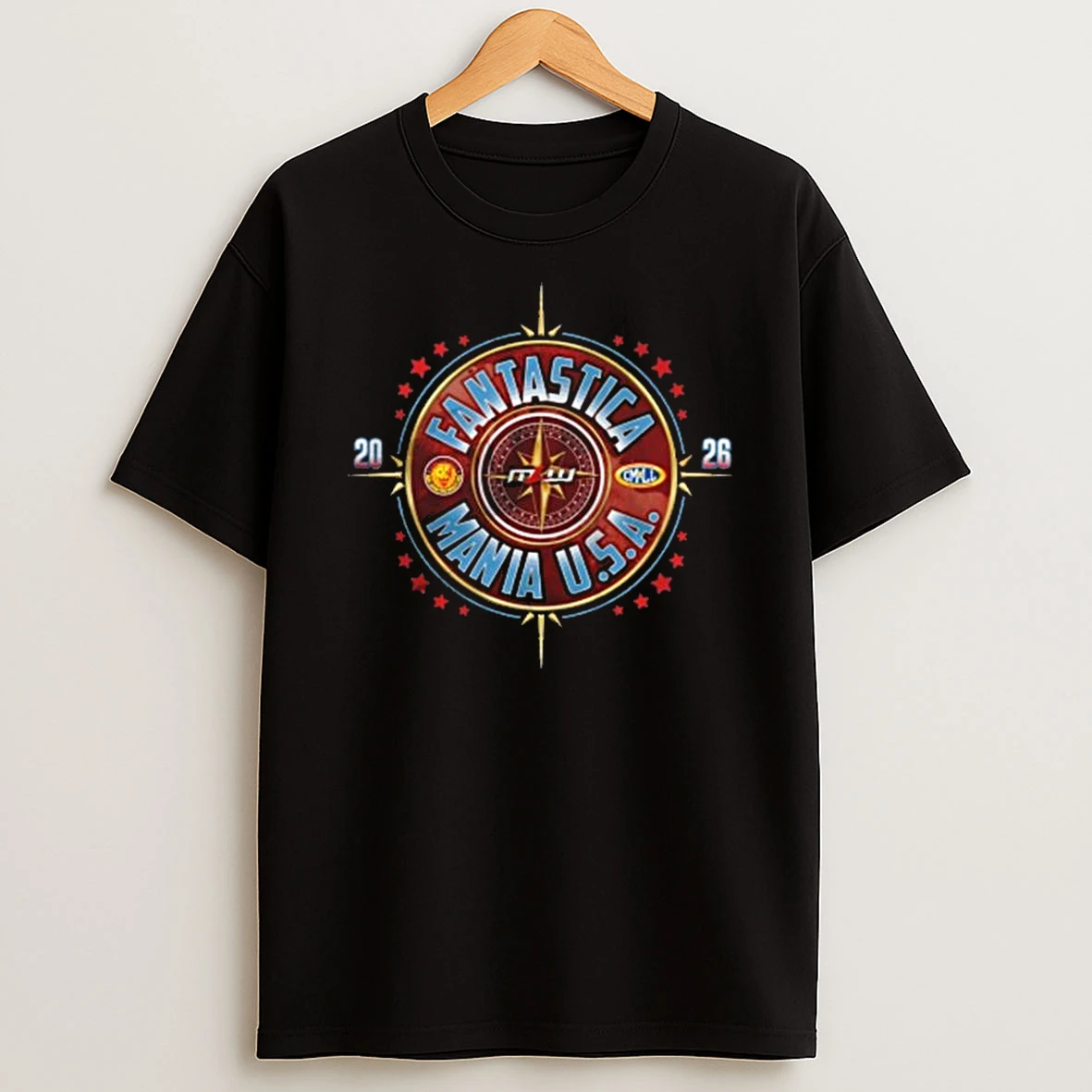 Mlw Fantastica Mania Usa Event 2026 Logo T Shirt