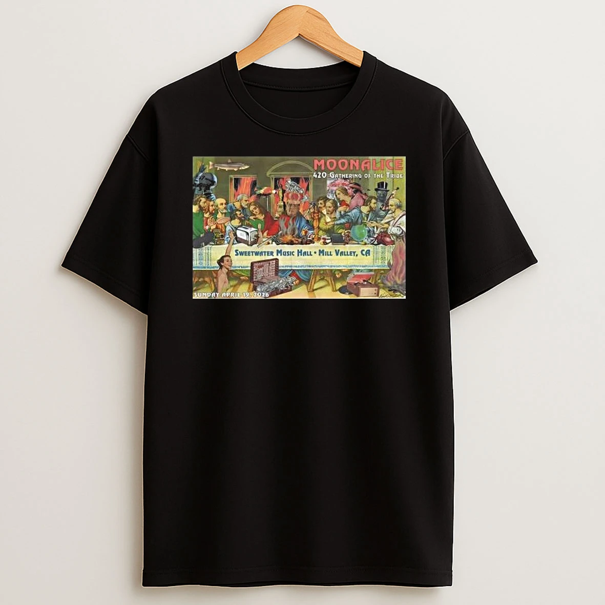 Moonalice 420 Gathering Of The Tribe On Apr 19 2026 In Mill Valley Ca T Shirt