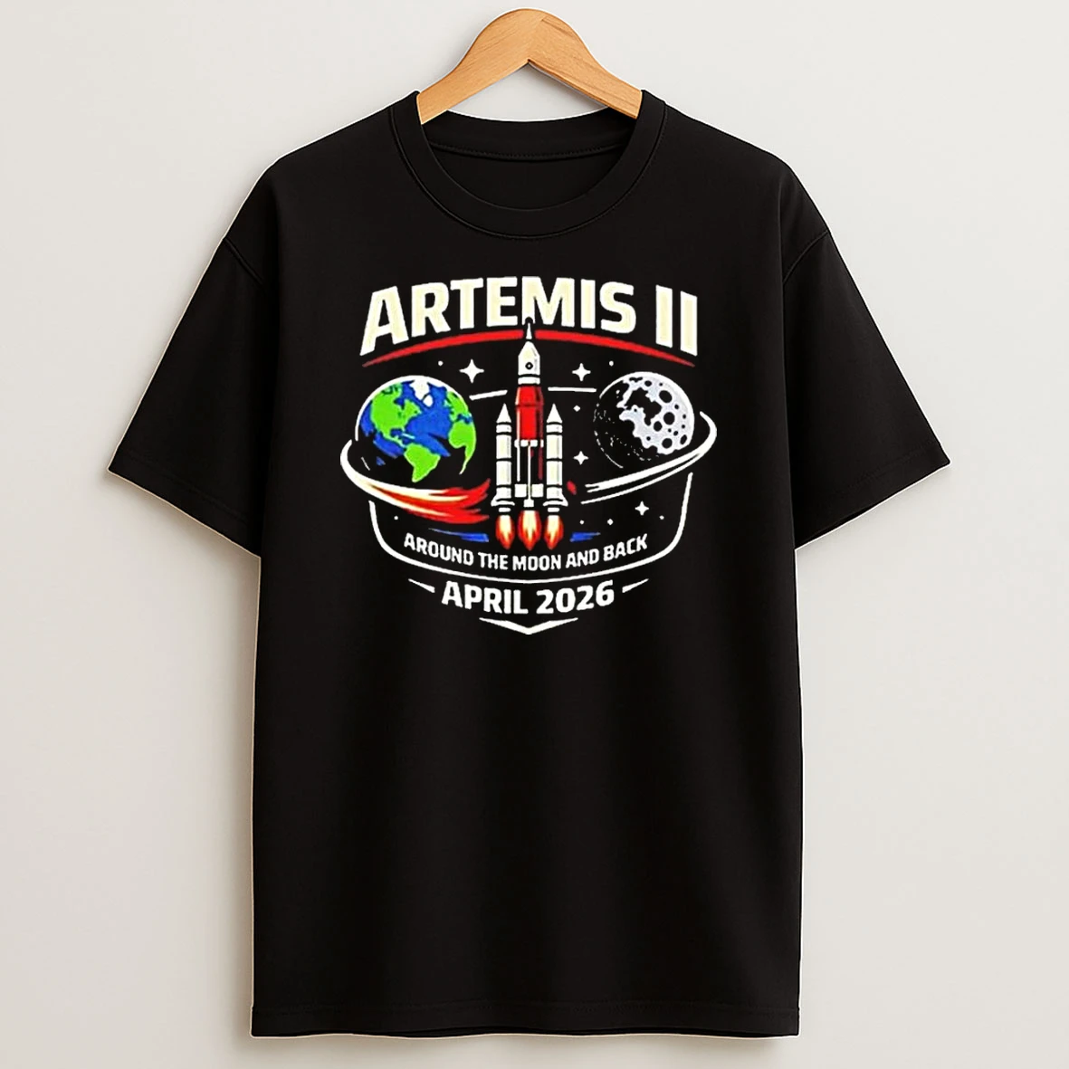 Nasa Artemis Ii Around The Moon And Back On April 2026 T Shirt