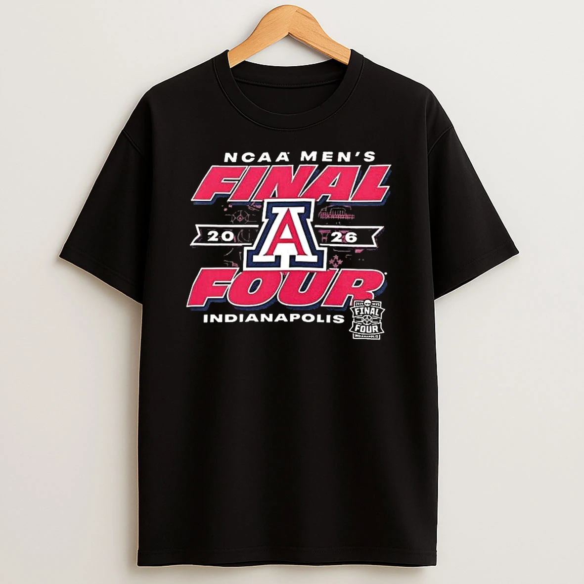Ncaa Mens Final Four Arizona Wildcats Basketball Indianapolis 2026 T Shirt