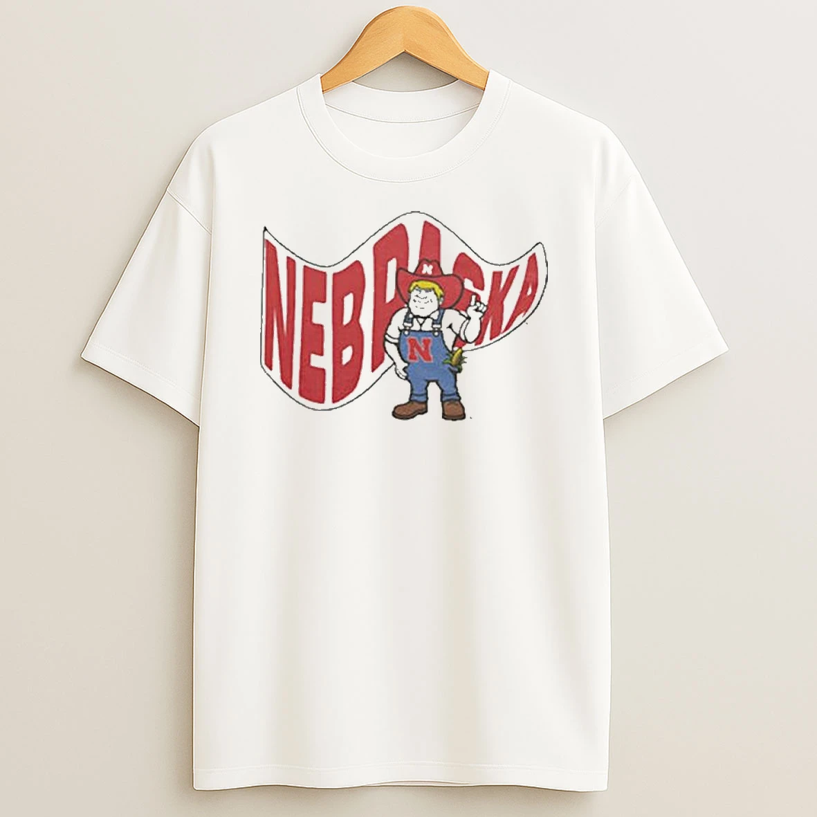 Nebraska Waving Flag T Shirt