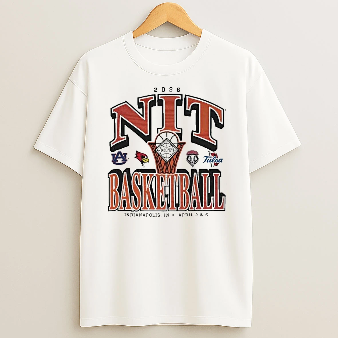 Nit Mens Basketball 2026 Indianapolis April 2 5 T Shirt
