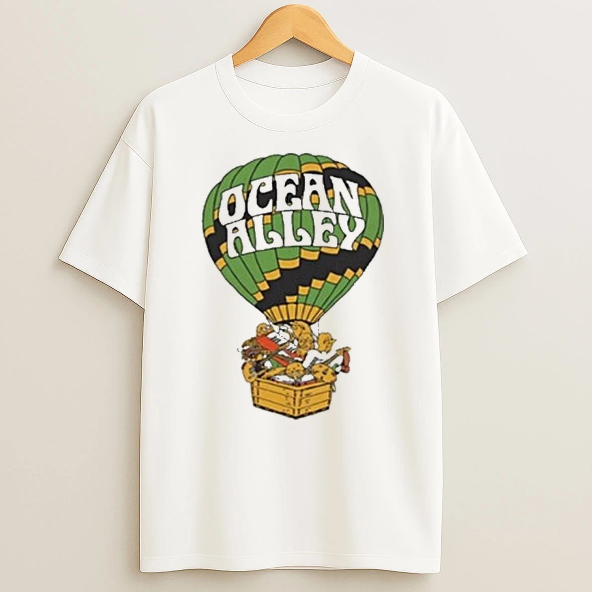 Ocean Alley 2026 Aus Nz Tour Hot Air Balloon T Shirt