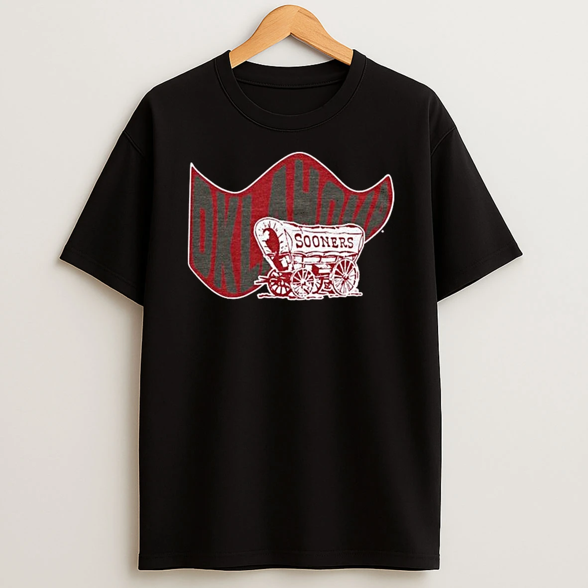 Oklahoma Sooners Waving Flag T Shirt