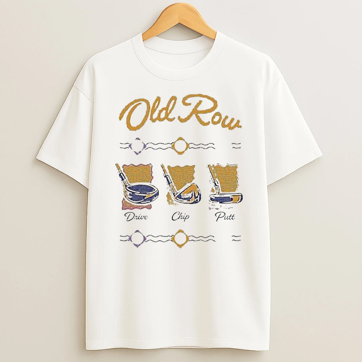 Old Row Drive Chip Putt T Shirt