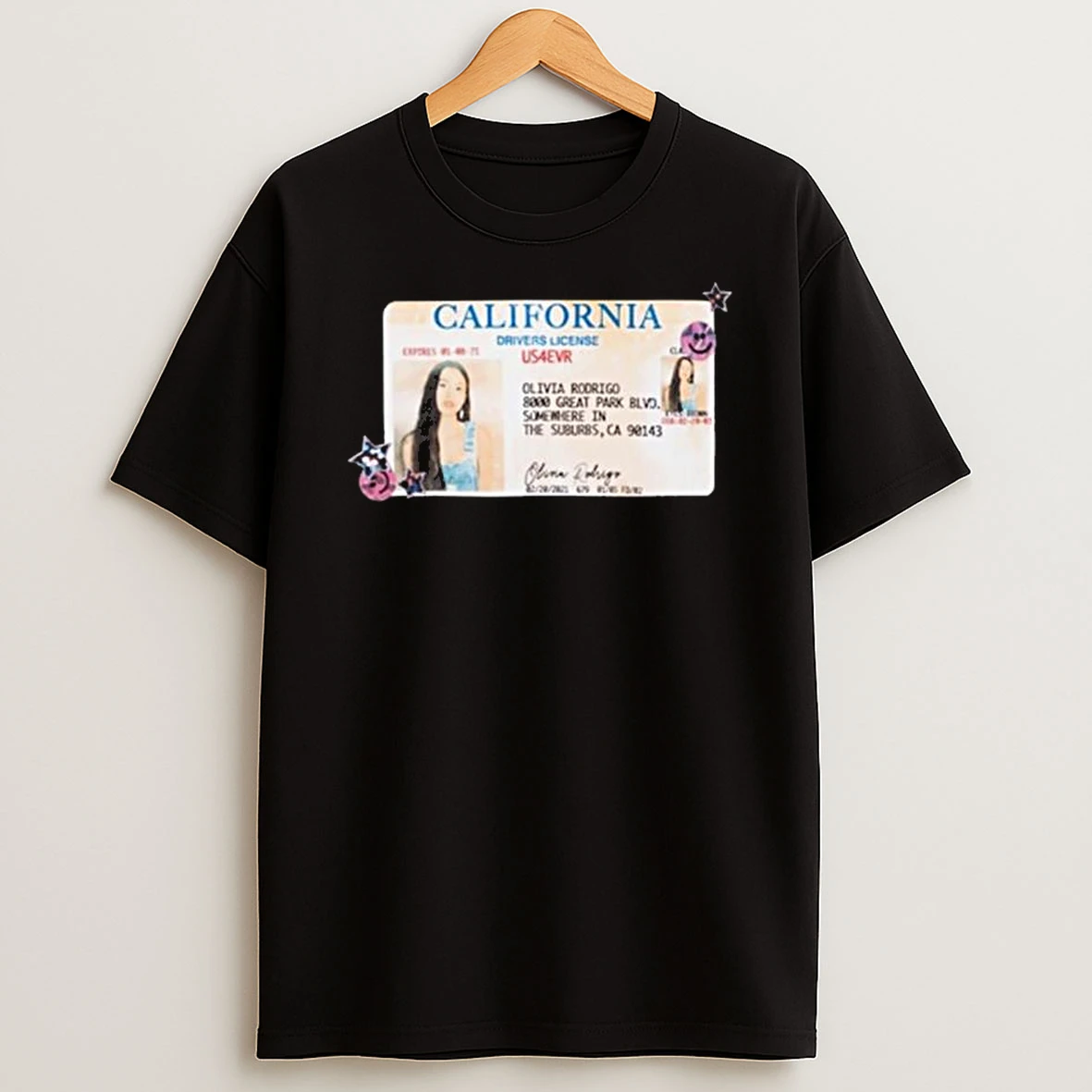 Olivia Rodrigo Drivers License T Shirt