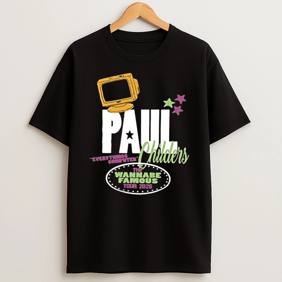Paul Childers The Wannabe Famous Tour 2026 T Shirt