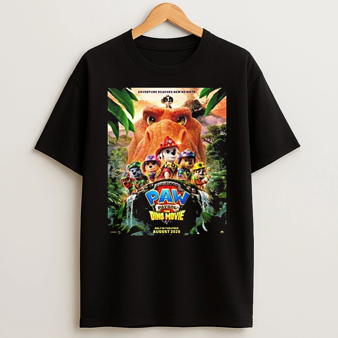 Paw Patrol The Dino Movie In Theaters August 14 2026 T Shirt
