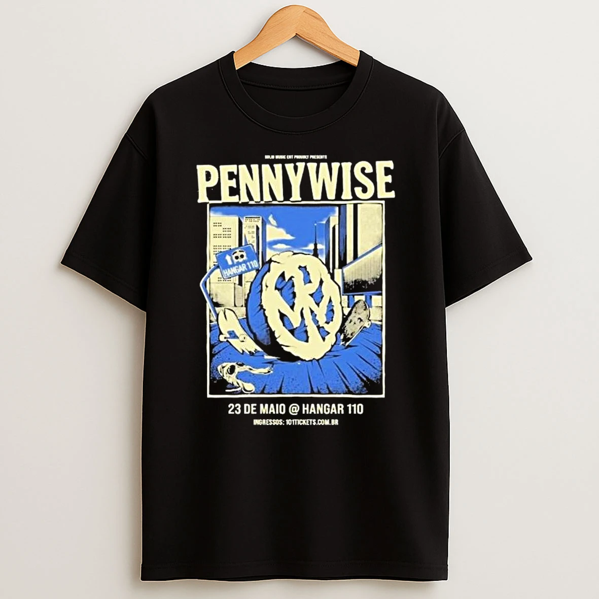 Pennywise Sao Paulo Brazil We Are One Tour At Hangar 110 On 23 De Maio 2026 T Shirt