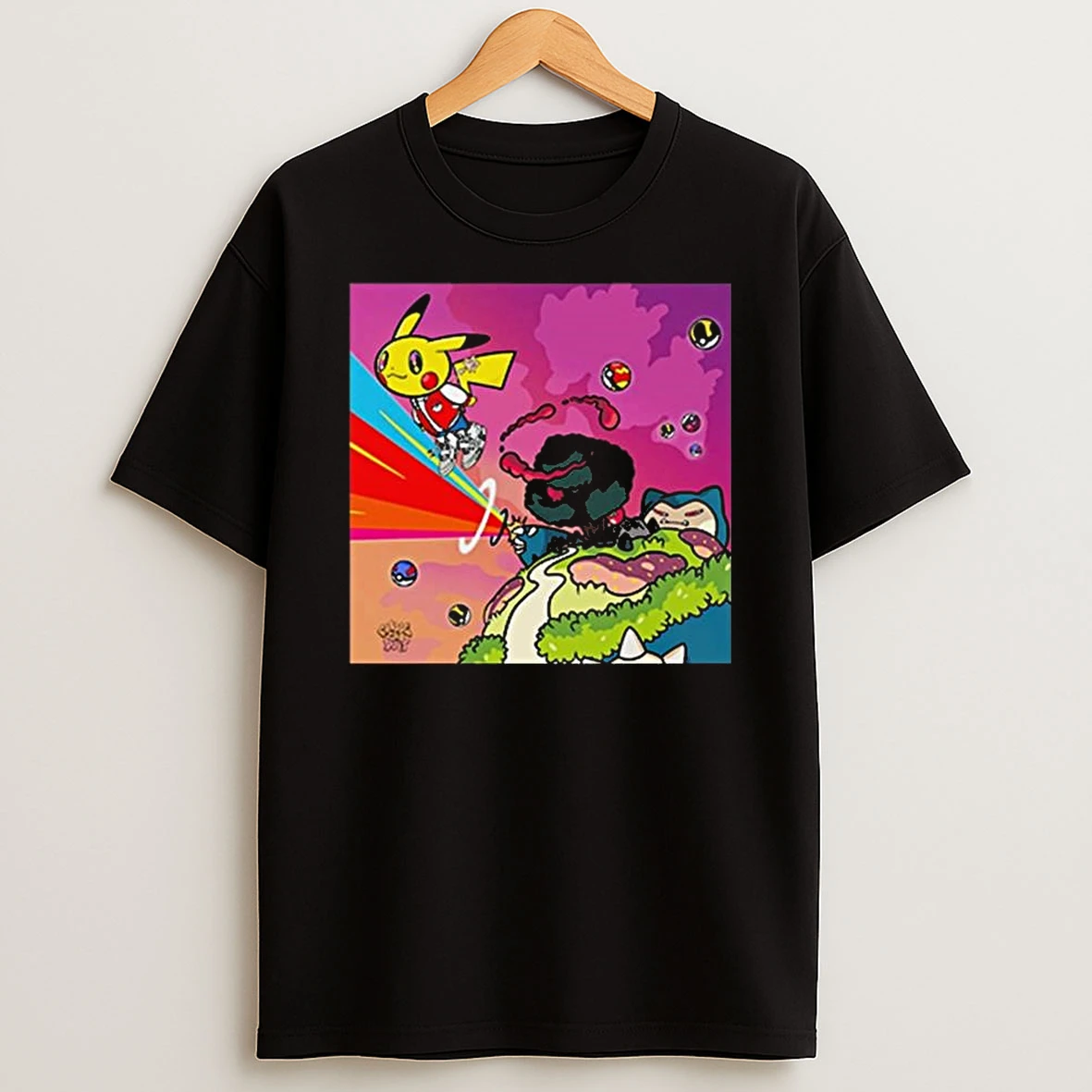 Pikachu Kanye Graduation Parody T Shirt