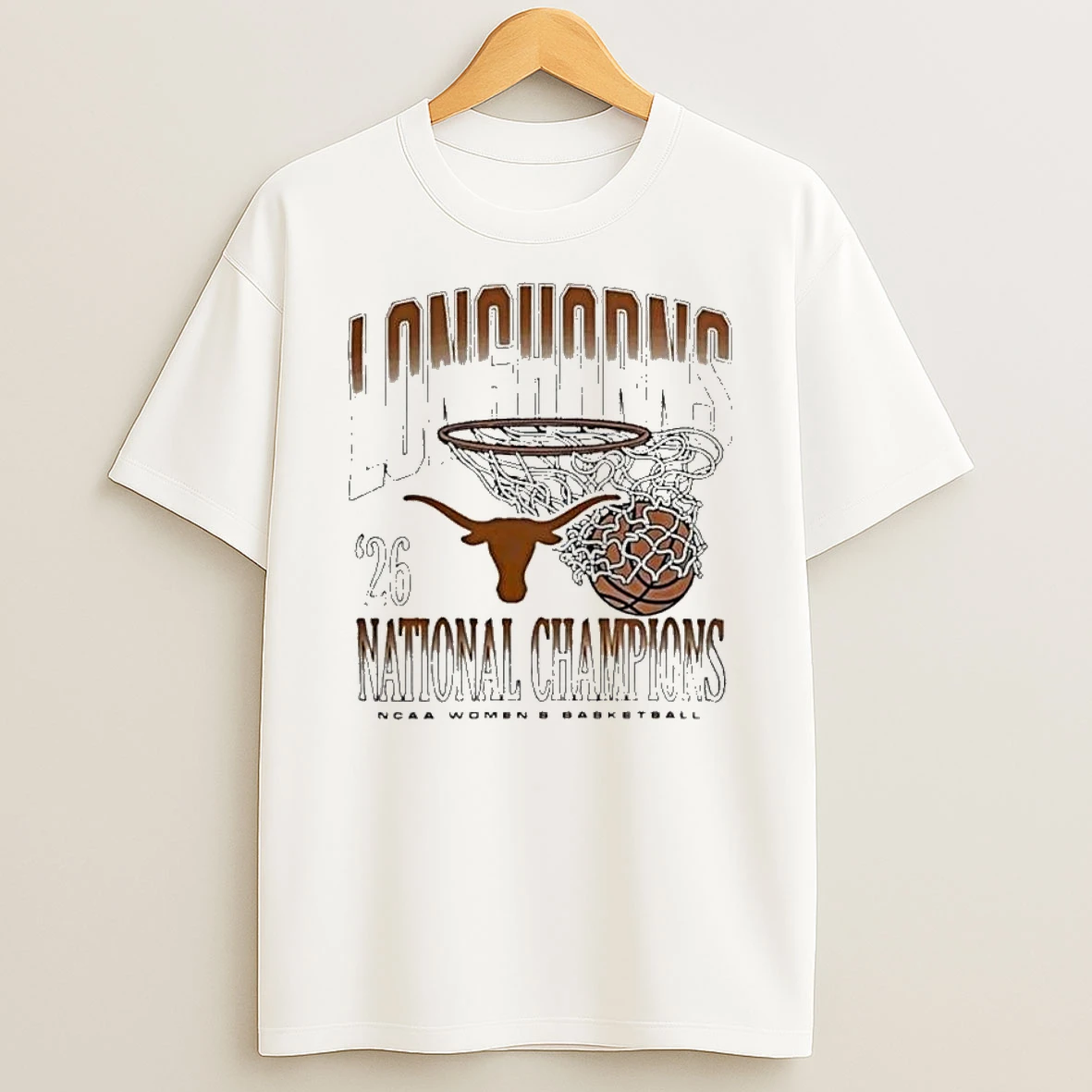Premium Texas Longhorn Womens Basketball 2026 National Champions T Shirt