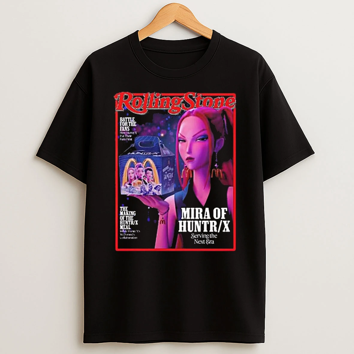 Rolling St K Pop Demon Hunters X Mc Donald Collaboration Mira Of Huntrix The Making Of The Huntrix Meal T Shirt