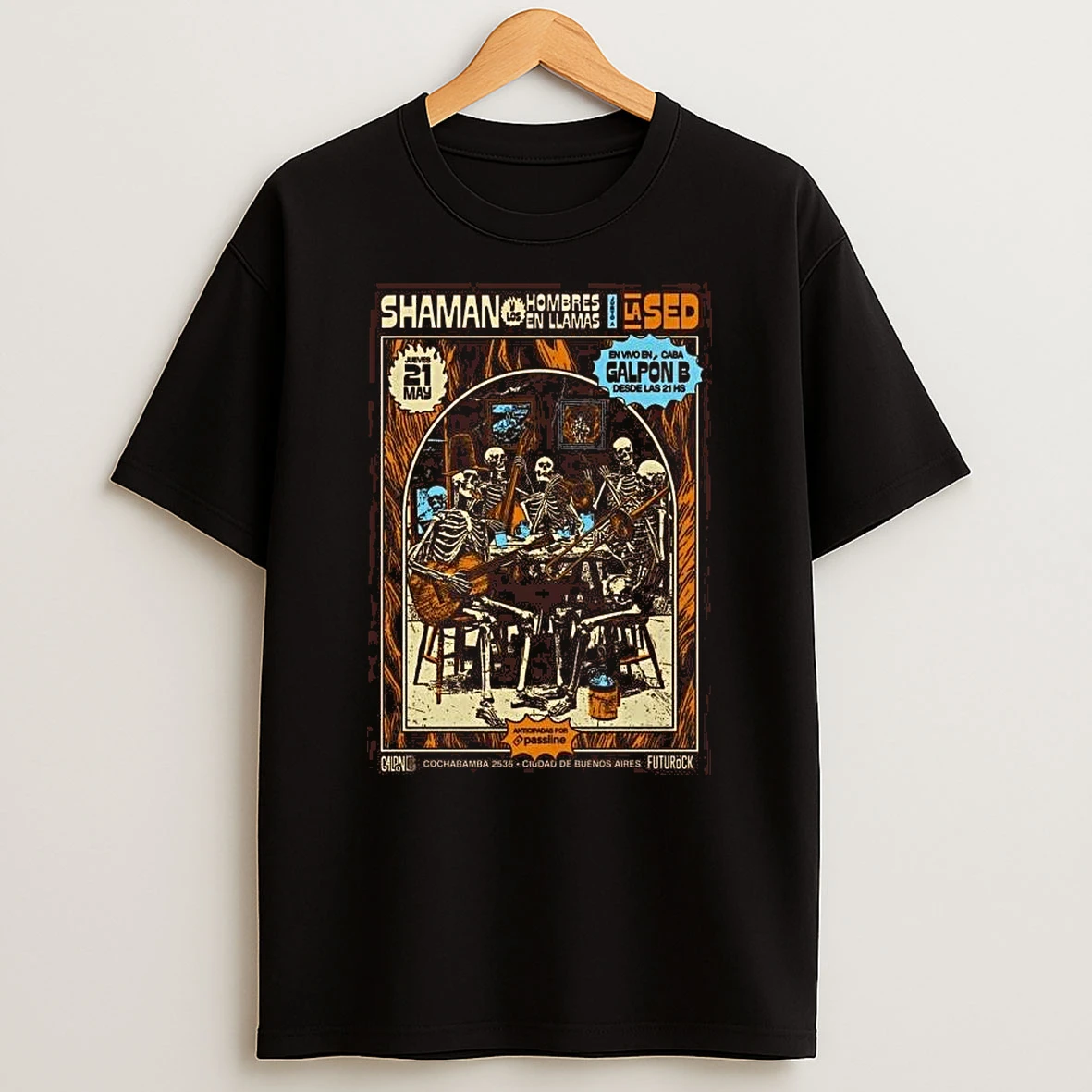 Shaman Herrera May 21 2026 Buenos Aires Argentina T Shirt