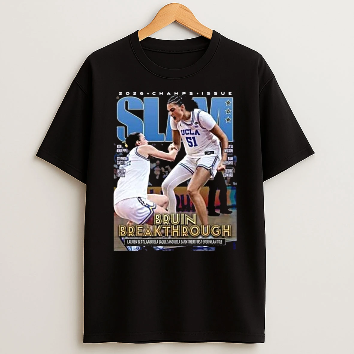 Slam 261 Ucla Bruins 2026 Ncaa Women Basketball National Champions Magazine Lauren Betts And Gabriela Jaquez Cover