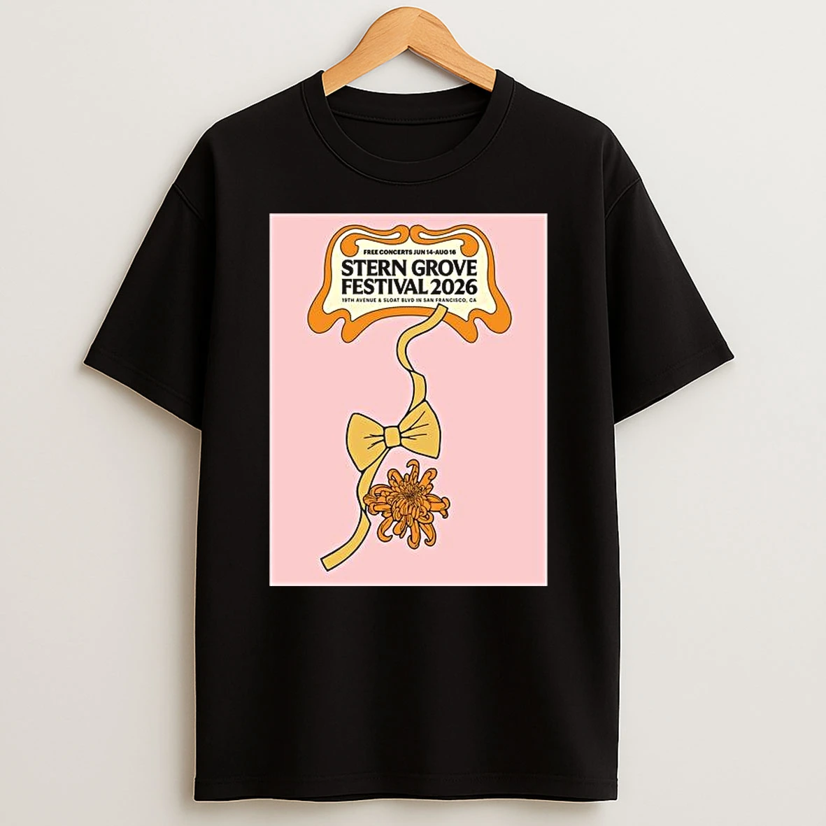 Stern Grove Festival San Francisco Ca Concert Jun 14 Aug 16 2026 T Shirt