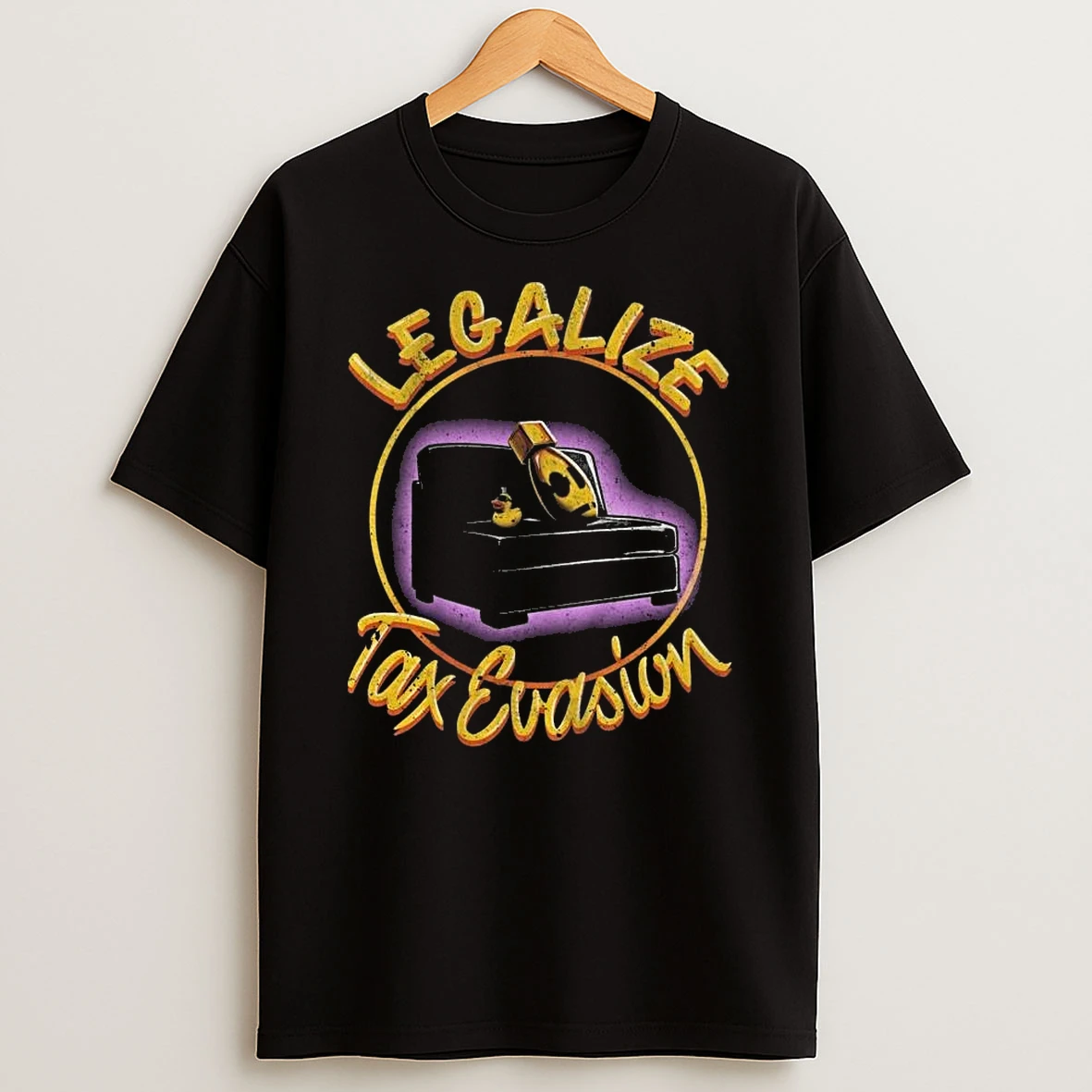 The Fat Electrician Legalize Tax Evasion T Shirt