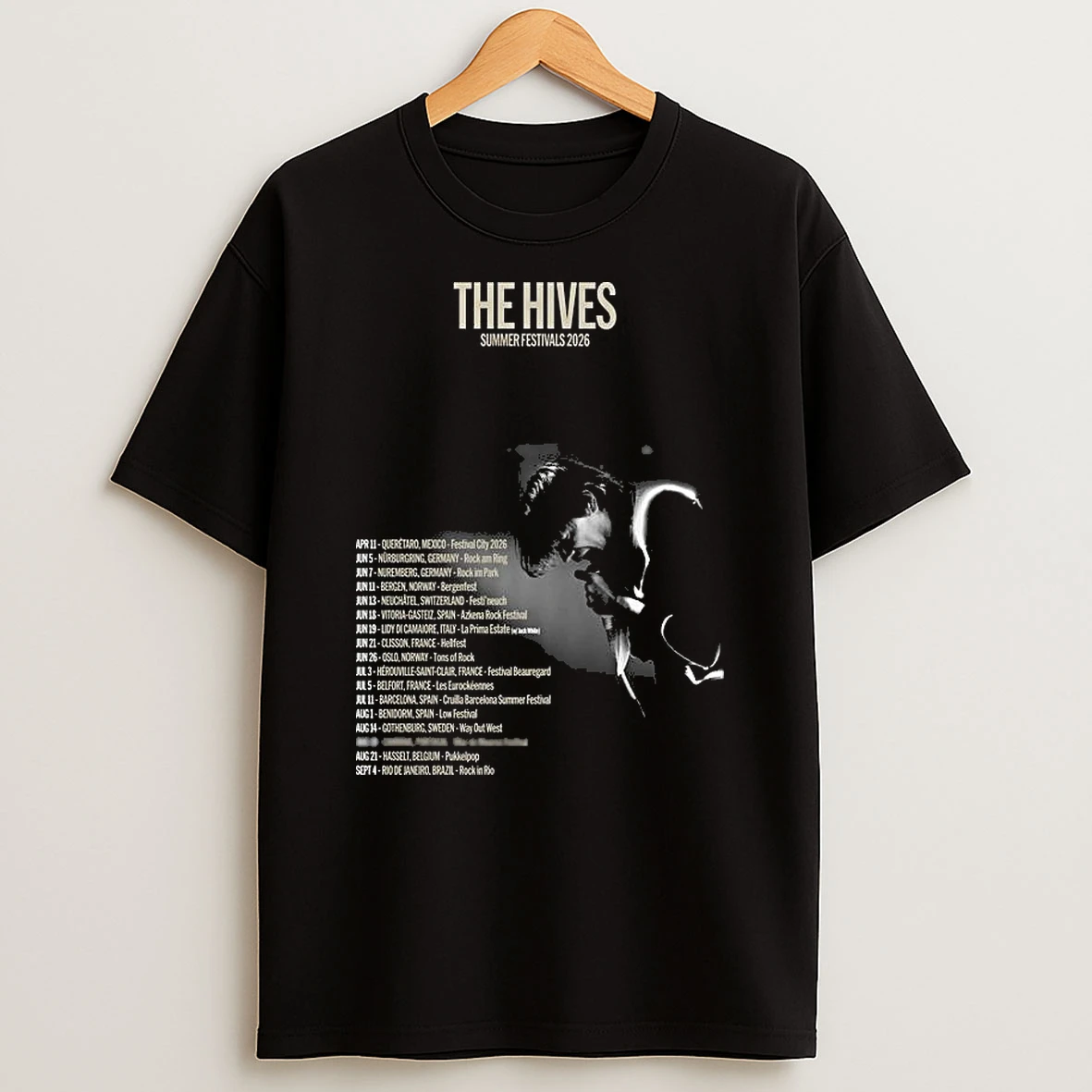The Hives Summer Festival 2026 T Shirt