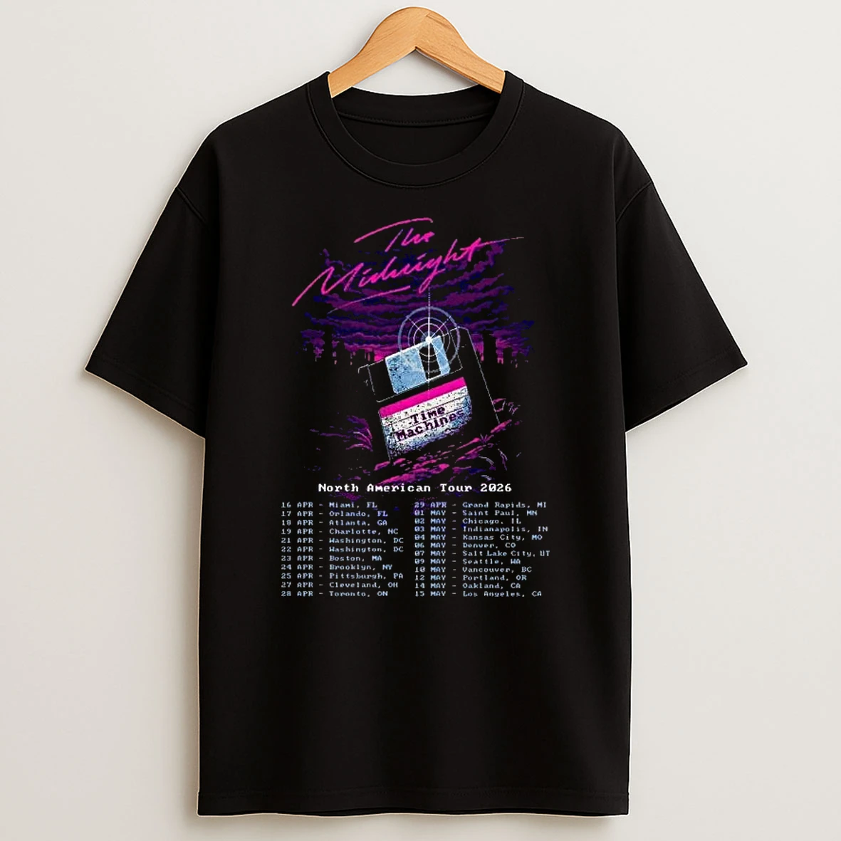 The Midnight North American Tour 2026 T Shirt